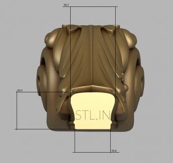 Newels (SZ_0155) 3D model for CNC machine